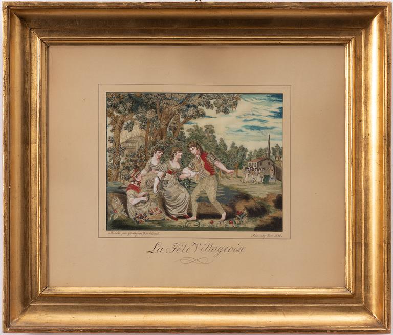 Gustafva Biörklund, "La Fête Villageoise".