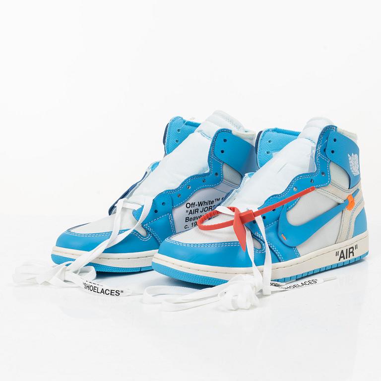 Nike X Off White, Air Jordan X Off White NRG, sneakers, storlek eur 42,5 / Us 9.
