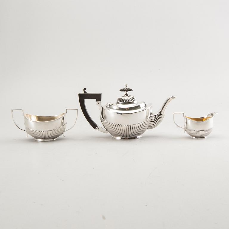 Teservis 3 dlr silver Österrike/Ungern 1870-tal.