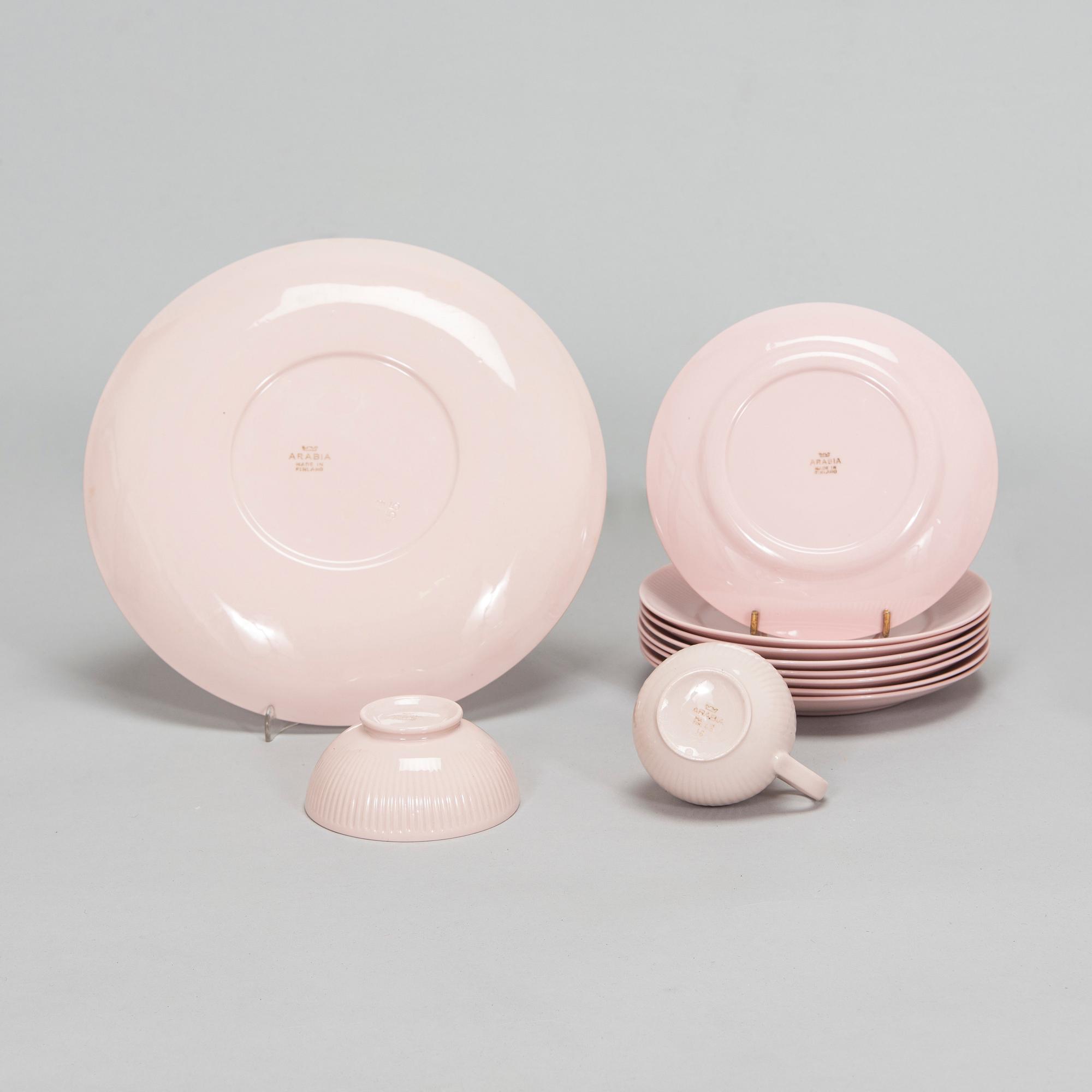 Kaj Franck kaffeservis "Sointu" 27 delar. Arabia Finland. I produktion 1954-1959.