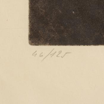 Roberto Matta, utan titel, ur "L'Arc, obscure des heures".