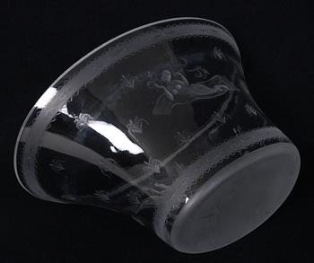 SKÅL, glas, Edward Hald.