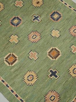 Märta Måås-Fjetterström, A CARPET, "Älgö", knotted pile, ca 127,5 x 95,5 cm, signed MMF.