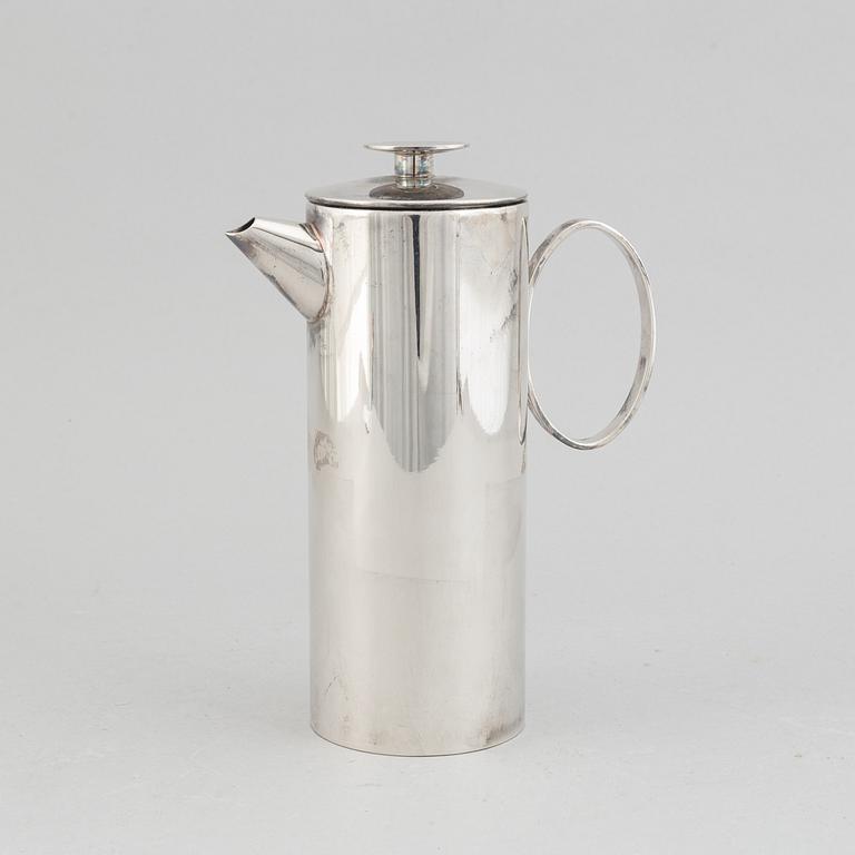 Christofle, a Franch silver plated coffee pot.