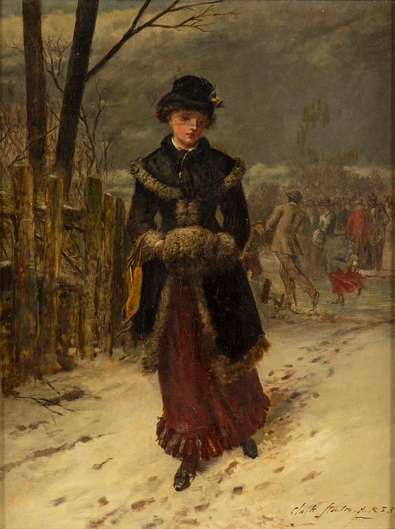 GEORGE CLARK STANTON, oil on canvas, signed.