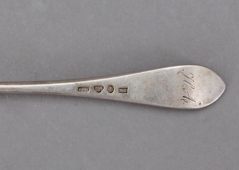 BESTICK, silver, 66 delar, GAB och JET, Stockholm, ca 1886-1901, vikt ca 3098 g.