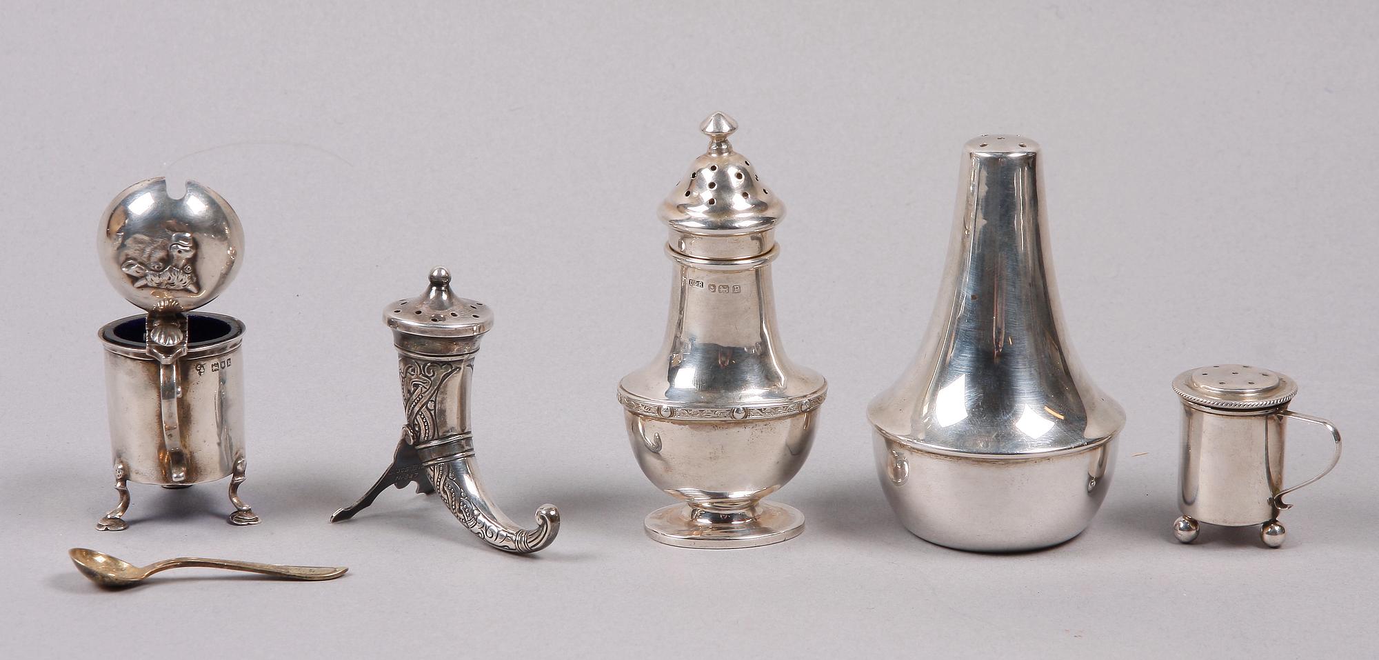 PARTI SILVER, 5 delar, bla London 1905.