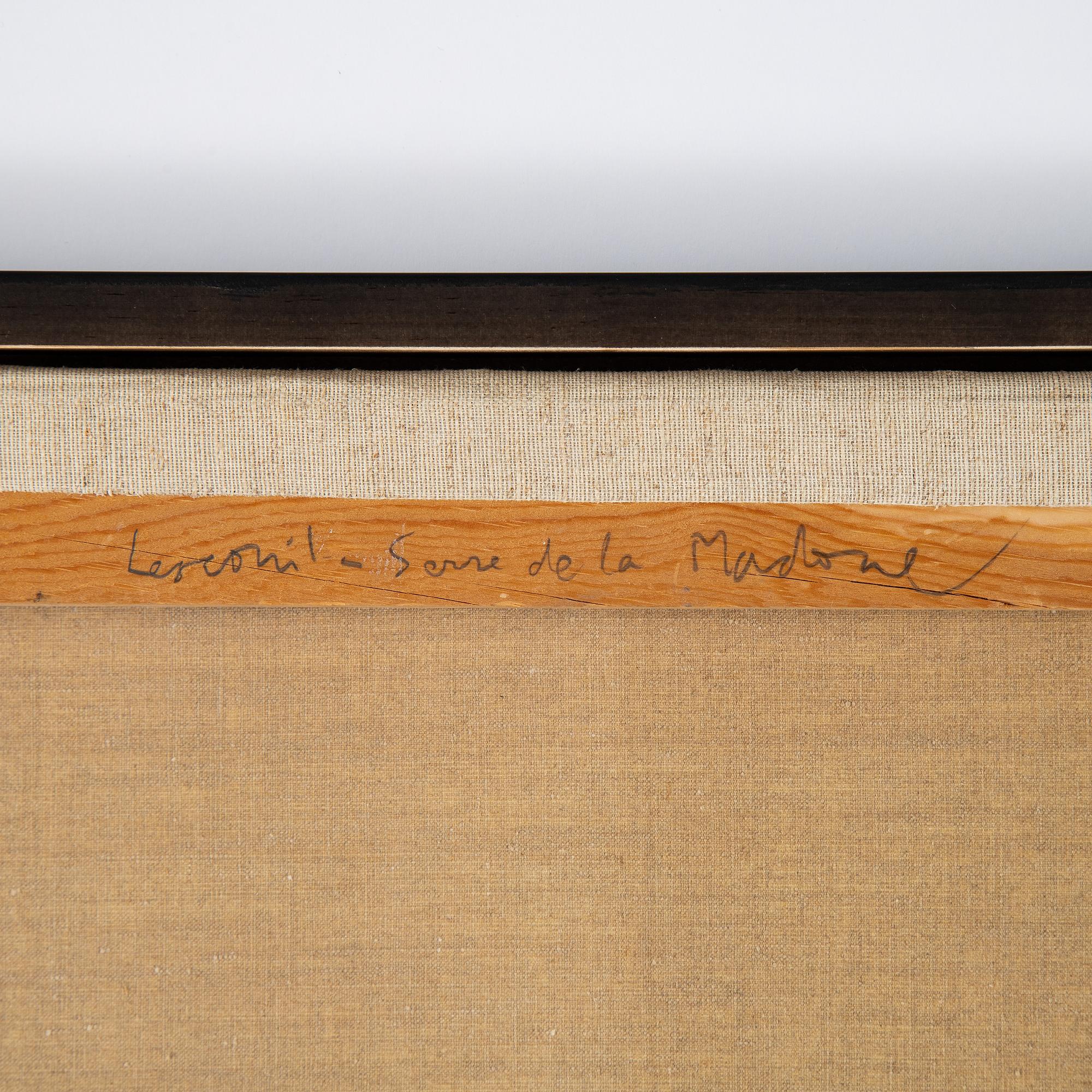 Gert Marcus, oil on canvas, signed and dated -60.