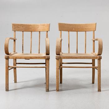 Armchairs, a pair, 20th century.