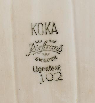 PARTI PORSLIN, 5 delar, "Koka", Rörstrand.