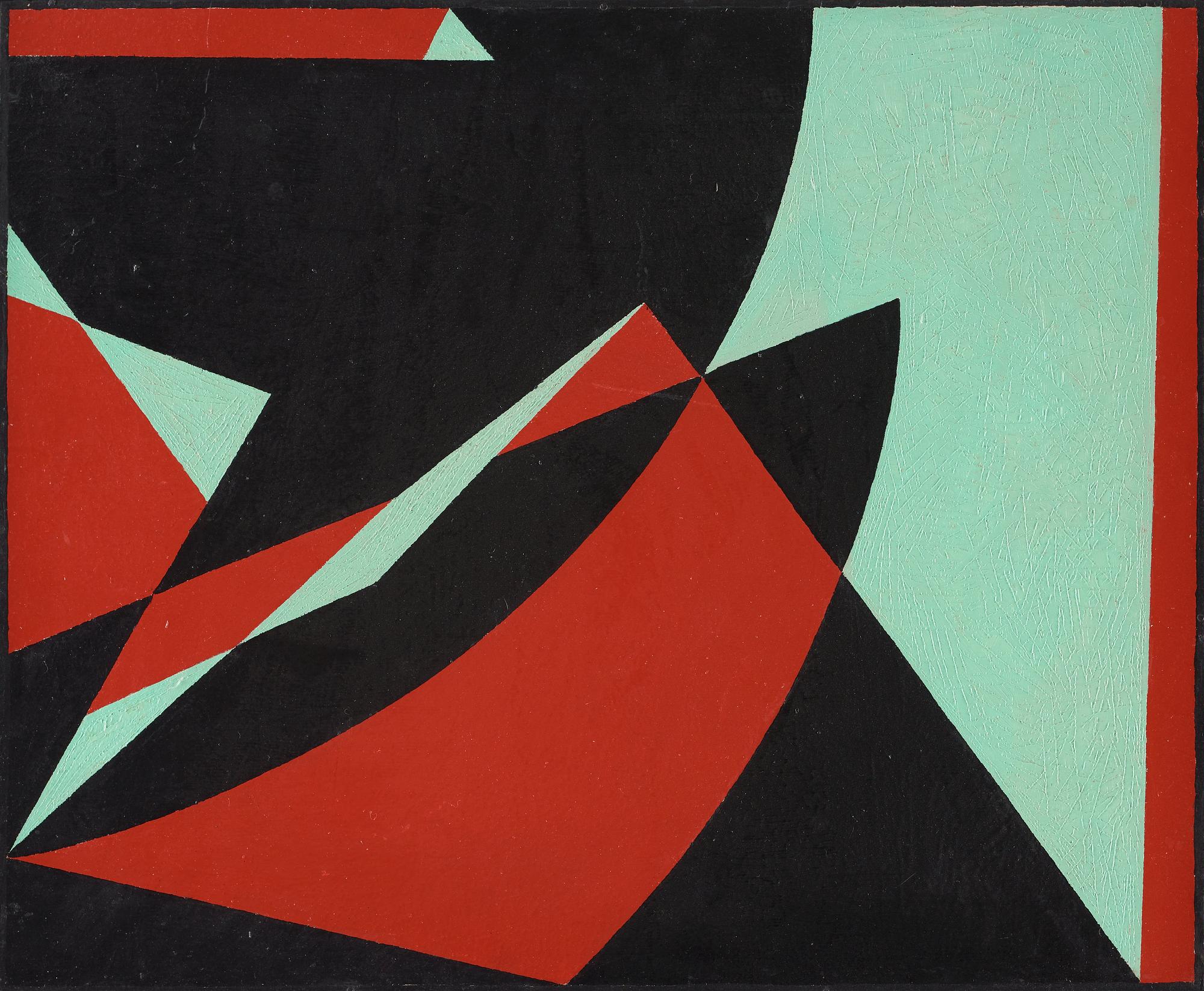 HARRY BOOSTRÖM, Oil on panel, signed and dated 1954 verso.