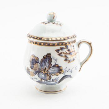 Creamers with saucers, 12 pcs, 20th century.