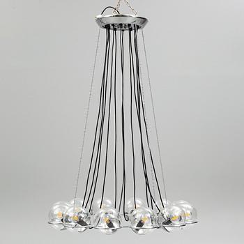 Gino Sarfatti, a '2109/Le Sfere' chandelier, Flos, Italy.