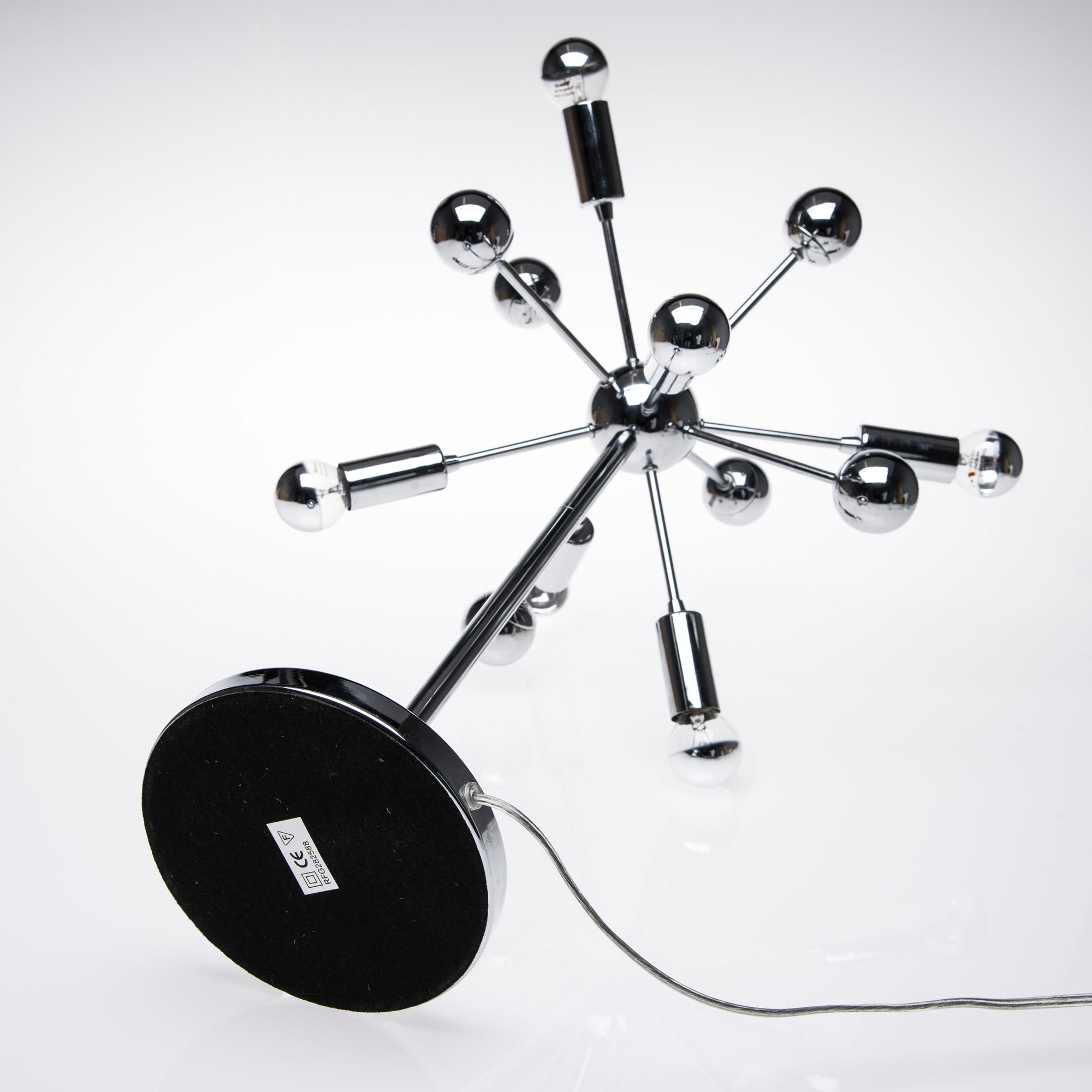 BORDSLAMPA, "Sputnik", 1900-talets senare hälft.