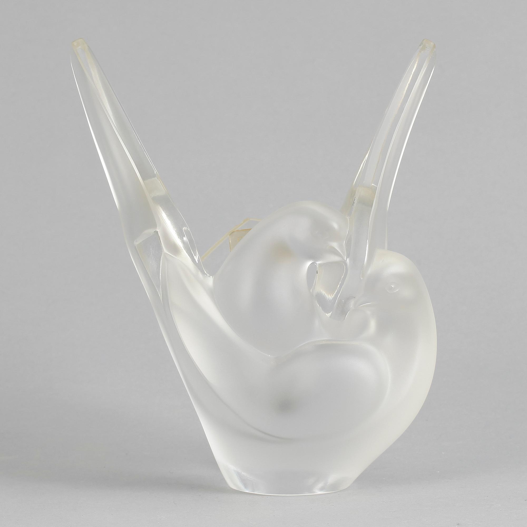 VAS, glas Lalique Frankrike. 1900-tal.