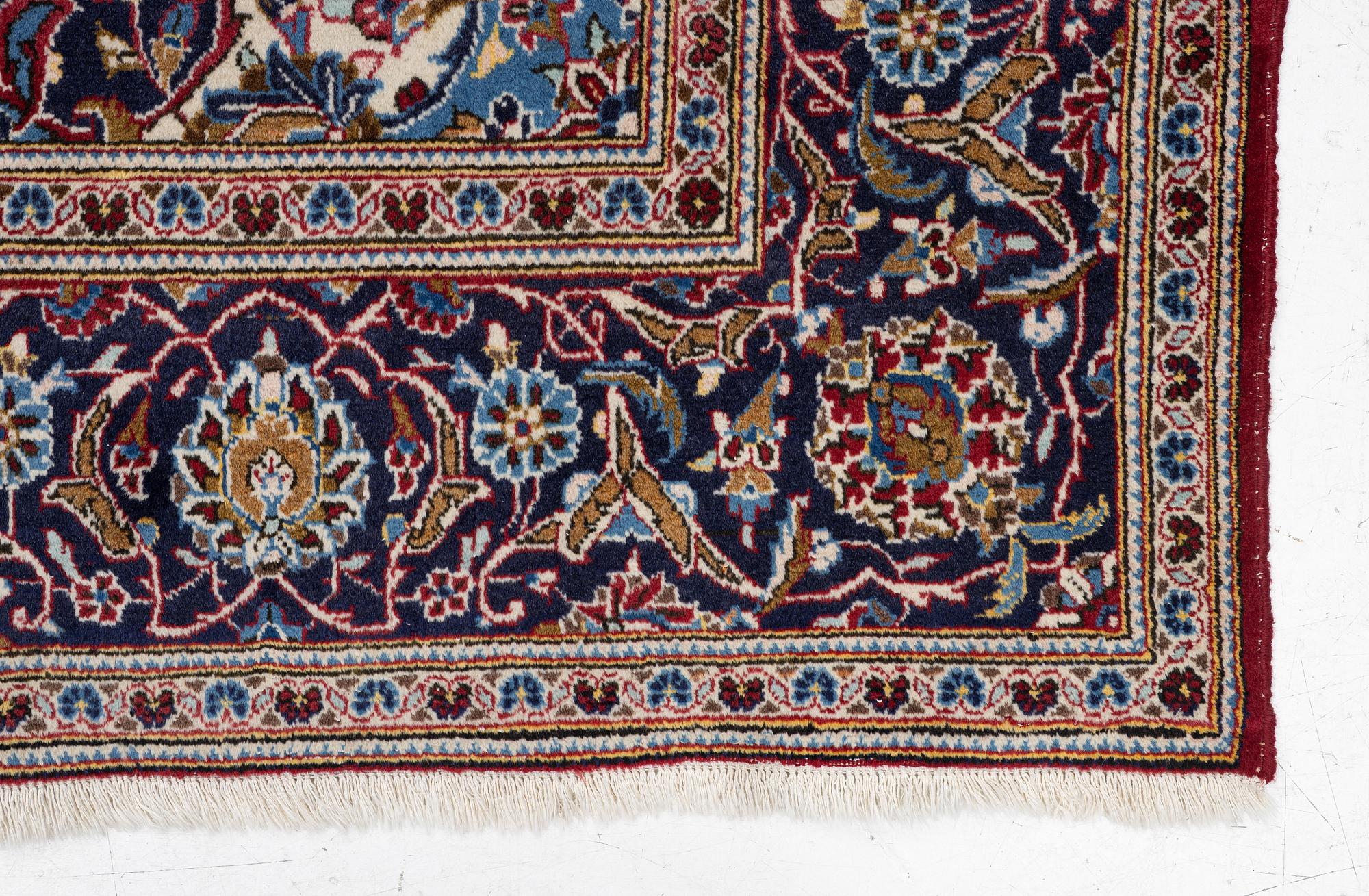 Rug, Keshan, approx. 310 x 200 cm.