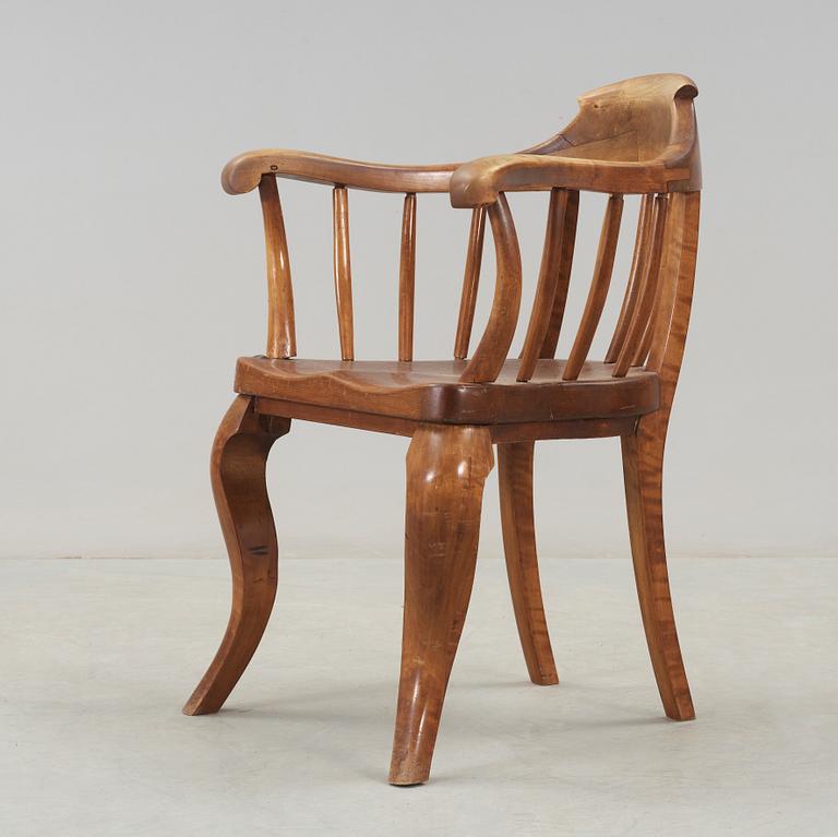 KARMSTOL, allmoge, 1800-tal.