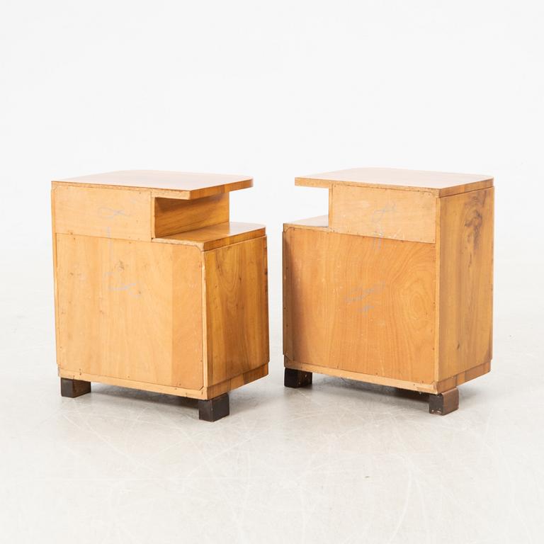 Sängbord ett par Art Deco 1900-talets första hälft.