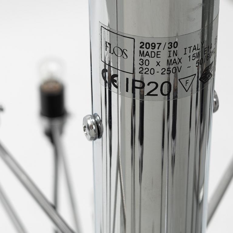 Gino Sarfatti, taklampa, modell 2097/30, Flos, Italien.