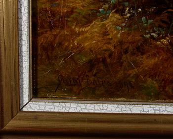 BATES, DAVID, tillskriven, olja på duk. Signerad och daterad 1892.