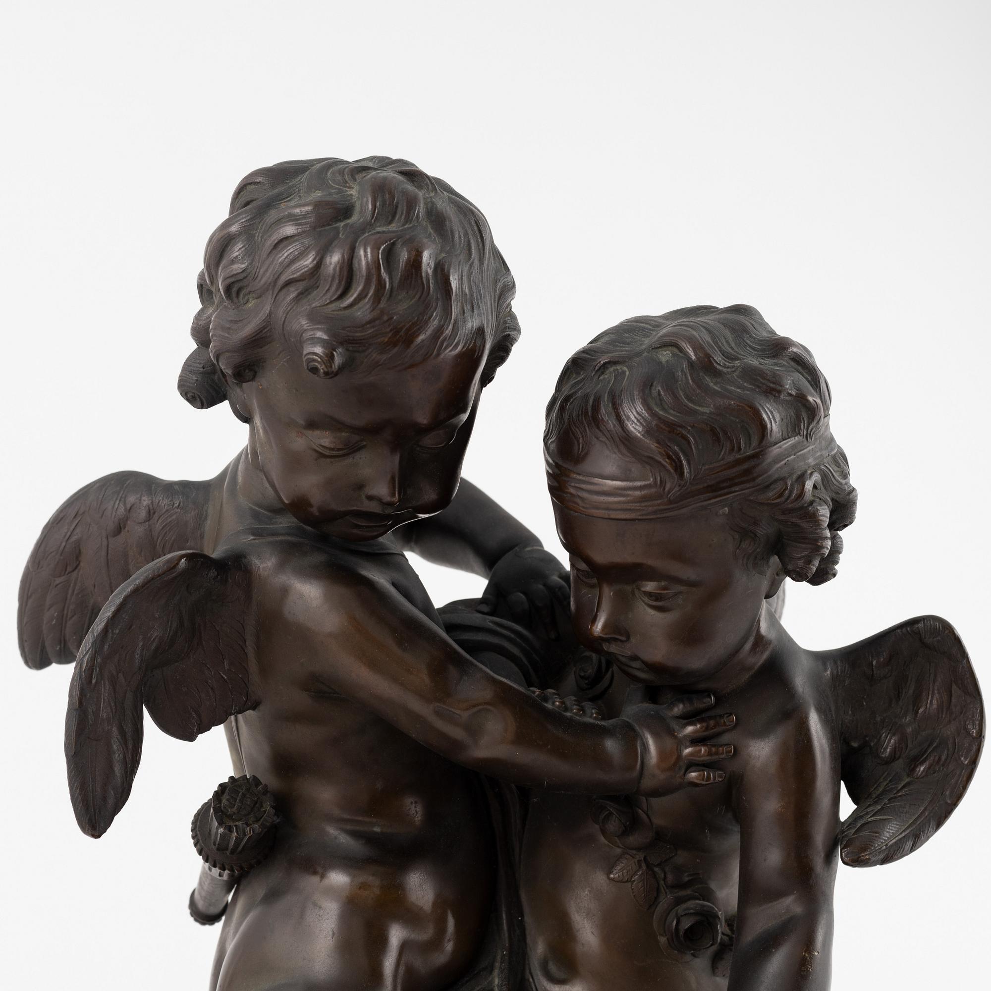 Étienne Maurice Falconet, efter, skulptur, brons.