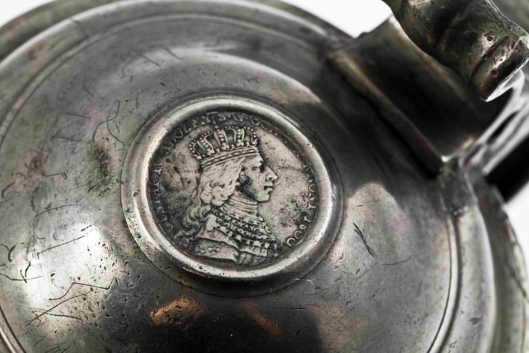 STOP, tenn, Sverige, 1795. Otydl mästarstämplar.