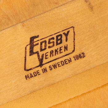 STOLAR, 3+2 samt PALL, Edsbyverken, varav tre märkta Fanett, Edsbyverken, 1950-tal.