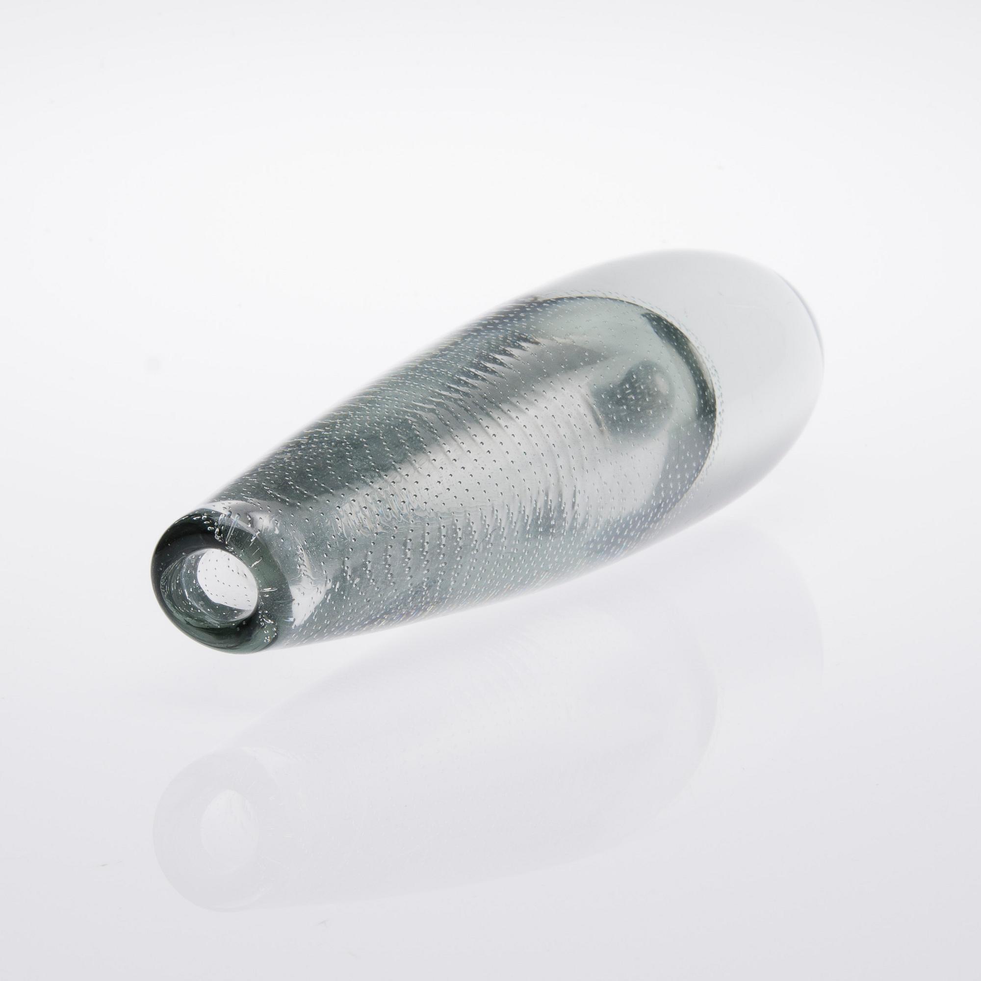 VAS, glas, signerad Gunnel Nyman Nuutajärvi Notsjö -56.