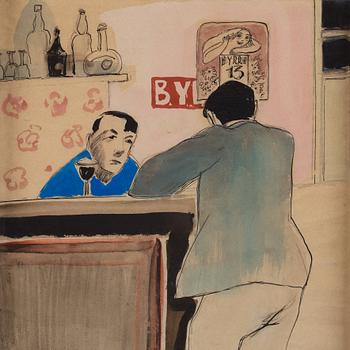 Tove Jansson, At the bar.