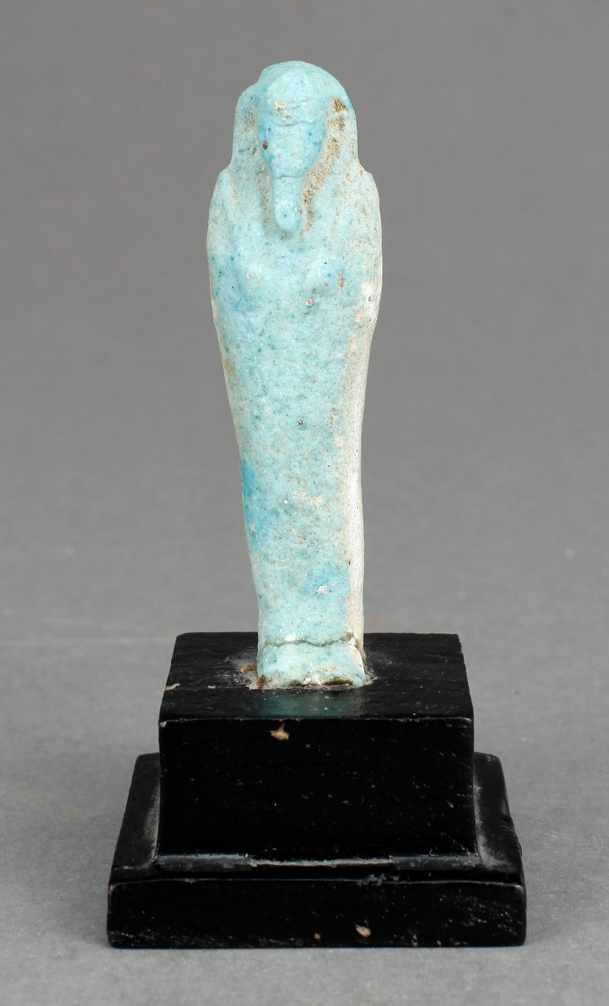 USHEBTI, 2 st, fajans, Egypten, sentid 664-331 f Kr.