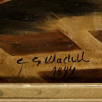 CARL GABRIEL WADELL, olja på duk, signerad och daterad 1894.