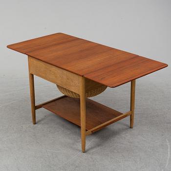 HANS J WEGNER, an oak sewing table, Andreas Tuck, Denmark.