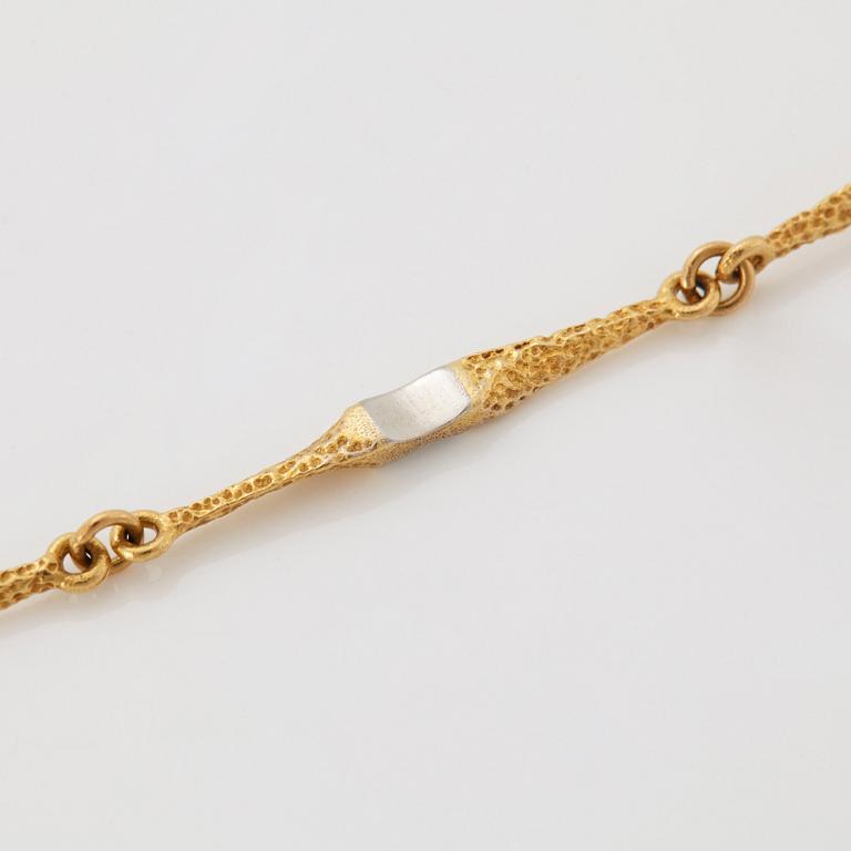 Lapponia collier 18K guld och platina.