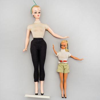 BILD-LILLI, doll, Germany, 1955-1964 and HONG KONG LILLI, made in Hong Kong.