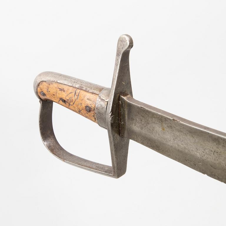 A Swedish sabre, 1807 pattern, with scabbard.