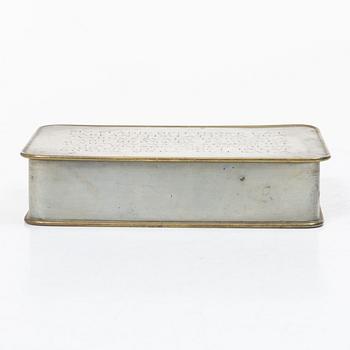 Estrid Ericson, askar, ett par, tenn, modell A1022 samt 364, Firma Svenskt Tenn, Stockholm 1949.