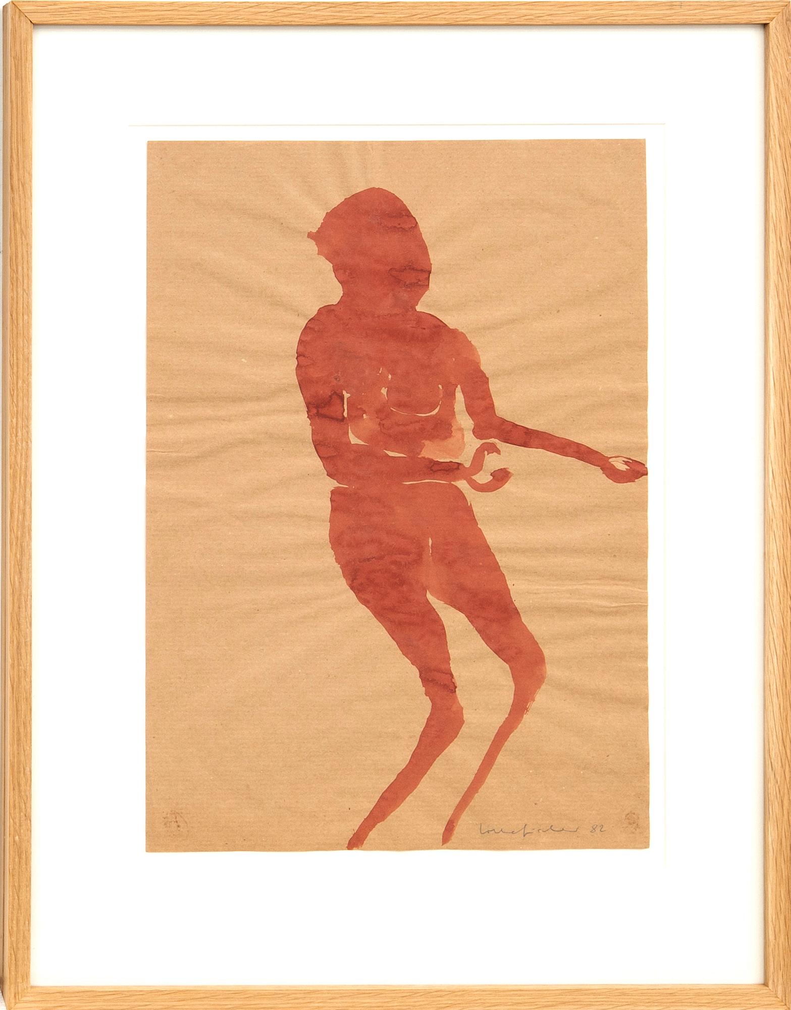 Lothar Fischer, watercolour signed and dated 82.