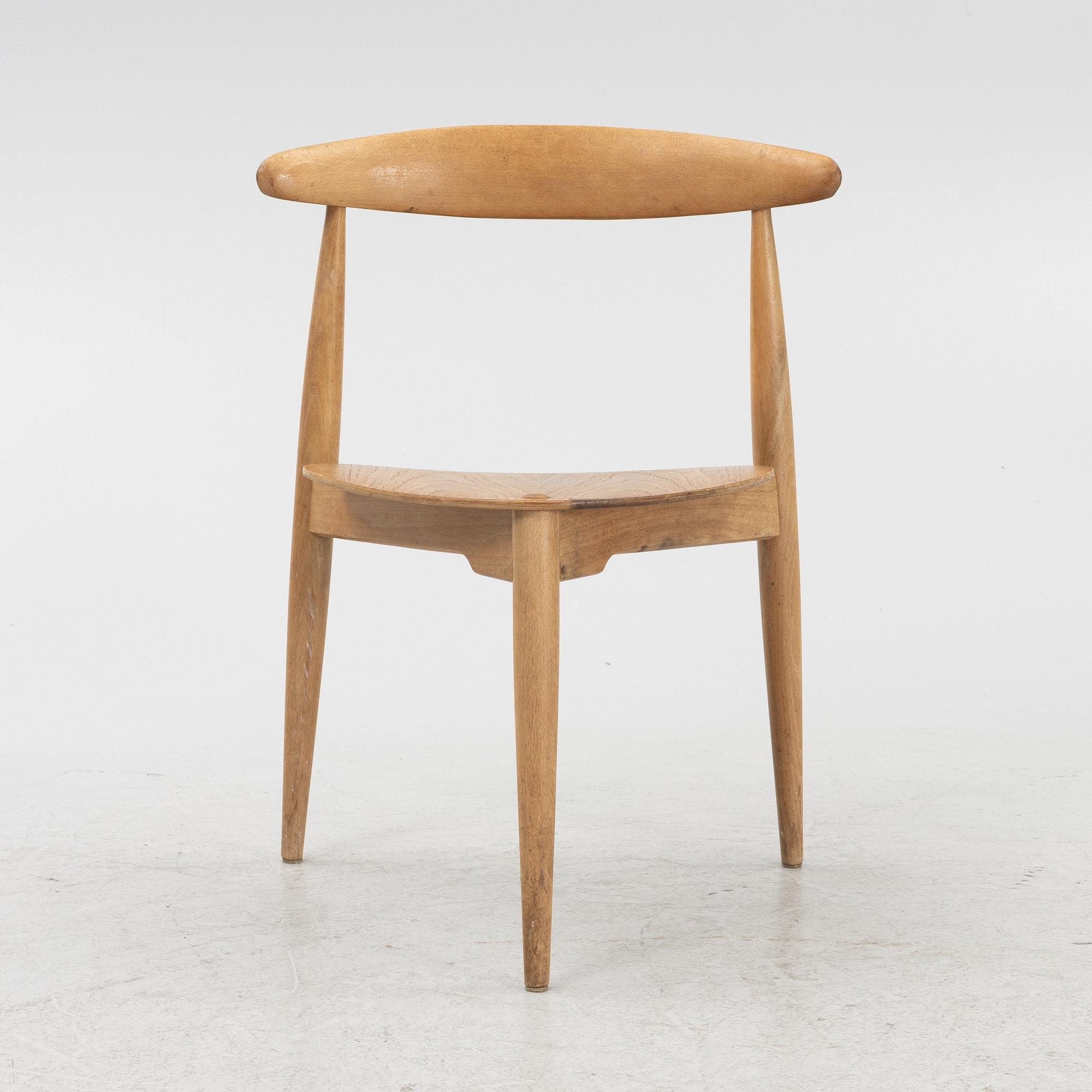Hans J Wegner, "Hjerte-Stolen", Fritz Hansen, Danmark, 1900-talets andra hälft.