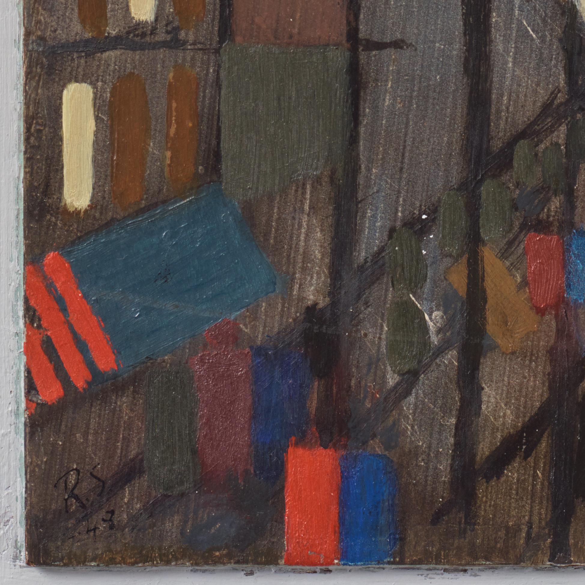 Ragnar Sandberg, Strollers in an Urban Environment.