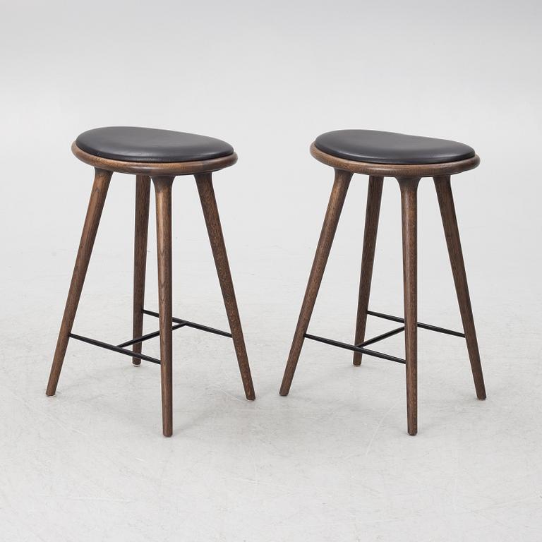 Space Copenhagen, barpallar, 4 st, "High Stool", Mater.