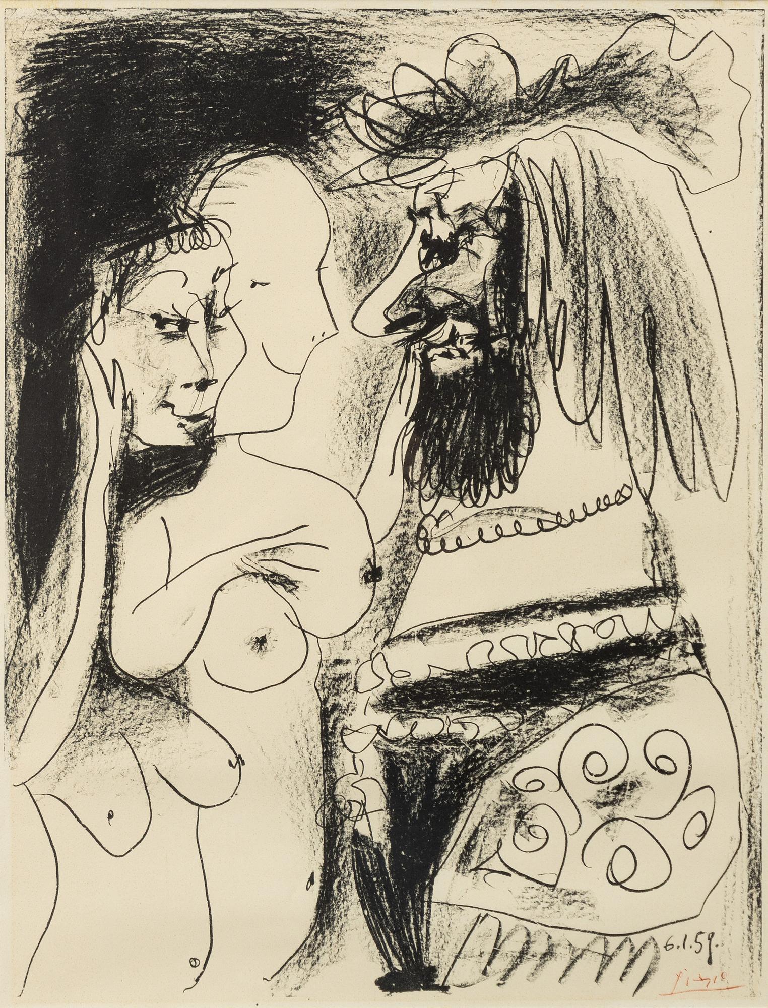 Pablo, After Picasso, "Le vieux Roi".