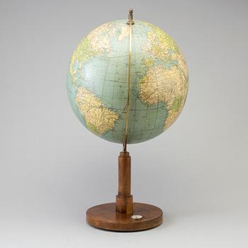 JORDGLOB, Columbus, Dr Krauses Handels- och Samfärdsglob, Edwin Hammar, Stockholm, 1900-talets första hälft.
