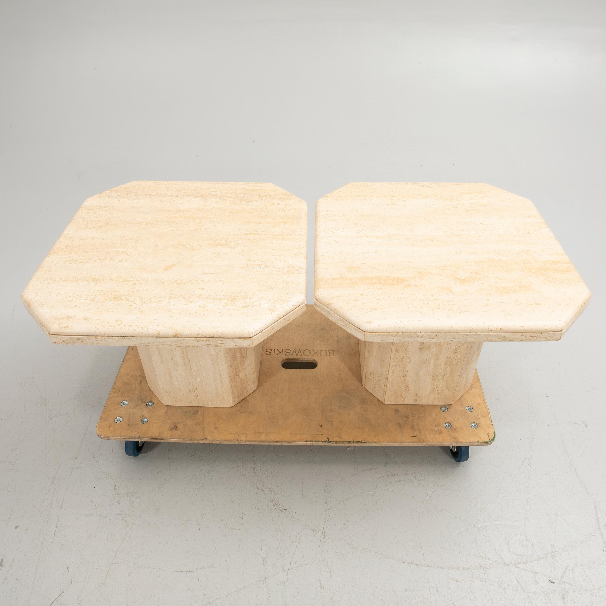 Sideboards, a pair, later part of the 20th century, probably Italy.