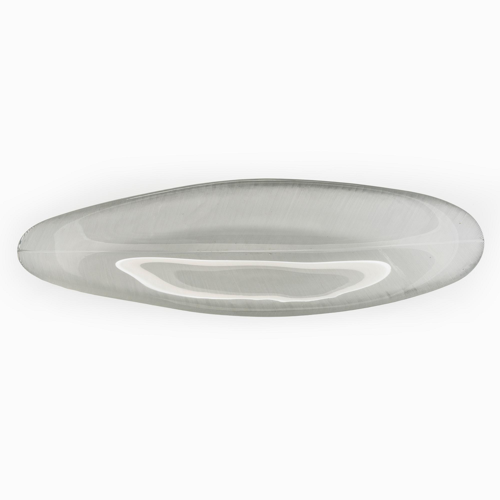 Tapio Wirkkala, taide-esine 3869, "Sulka" signeerattu Tapio Wirkkala Iittala -56.