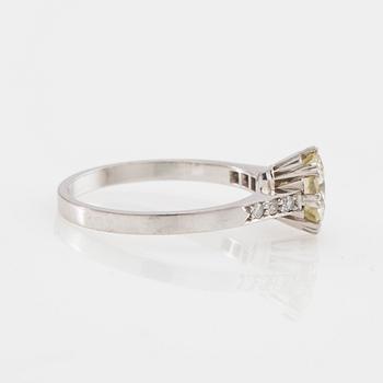 Ring 18K white gold with diamonds approximately 1.62 ct in total, Gothenburg 1953.