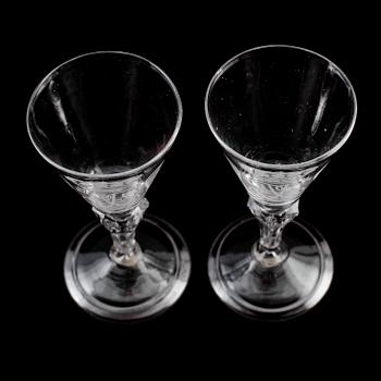 SPETSGLAS, 1 par, 1700-tal.