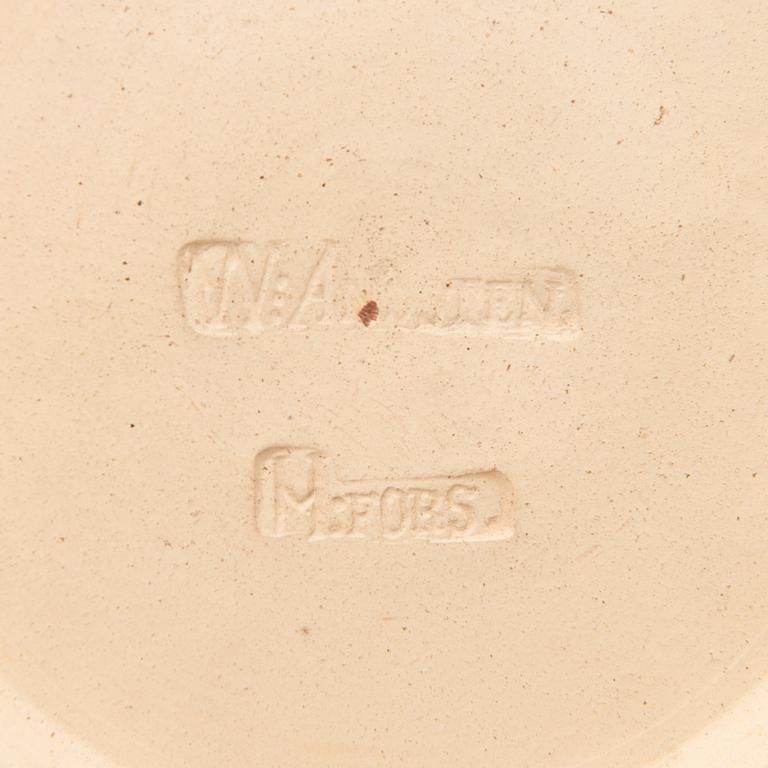KANNU, terrakotta, Wilhelm Andsténin tehdas, Helsinki, 1800-luvun loppu.