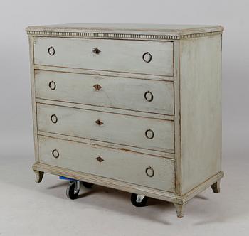 BYRÅ, gustaviansk stil, 1800-tal.