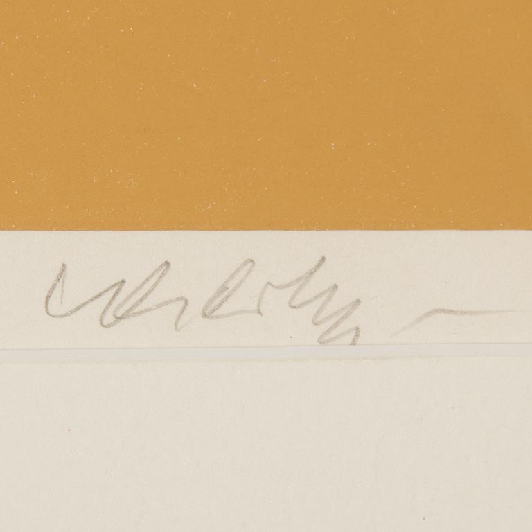 VICTOR VASARELY, färglitografi, signerad, numrerad 52/60.