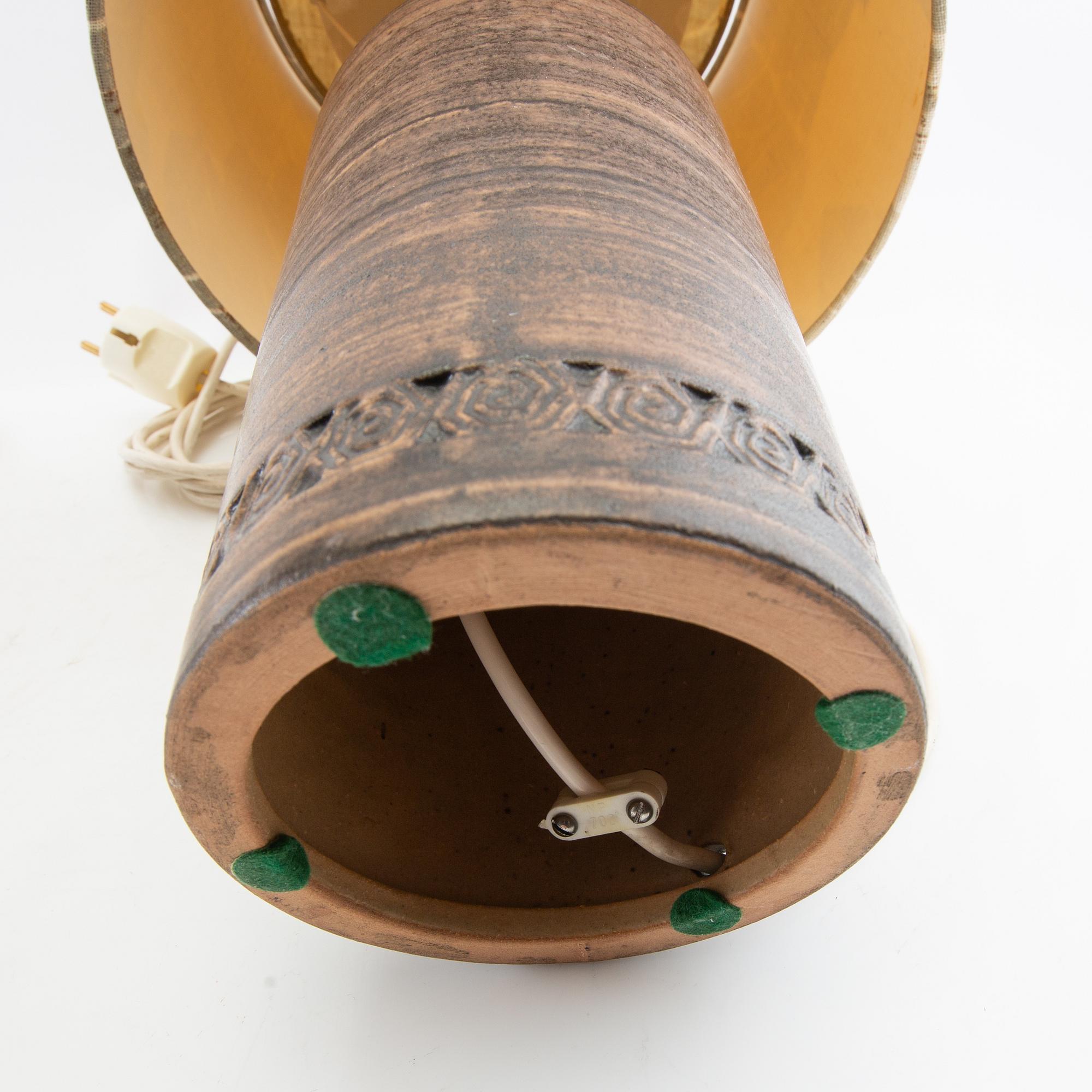 Table lamps, a pair, 1970s.